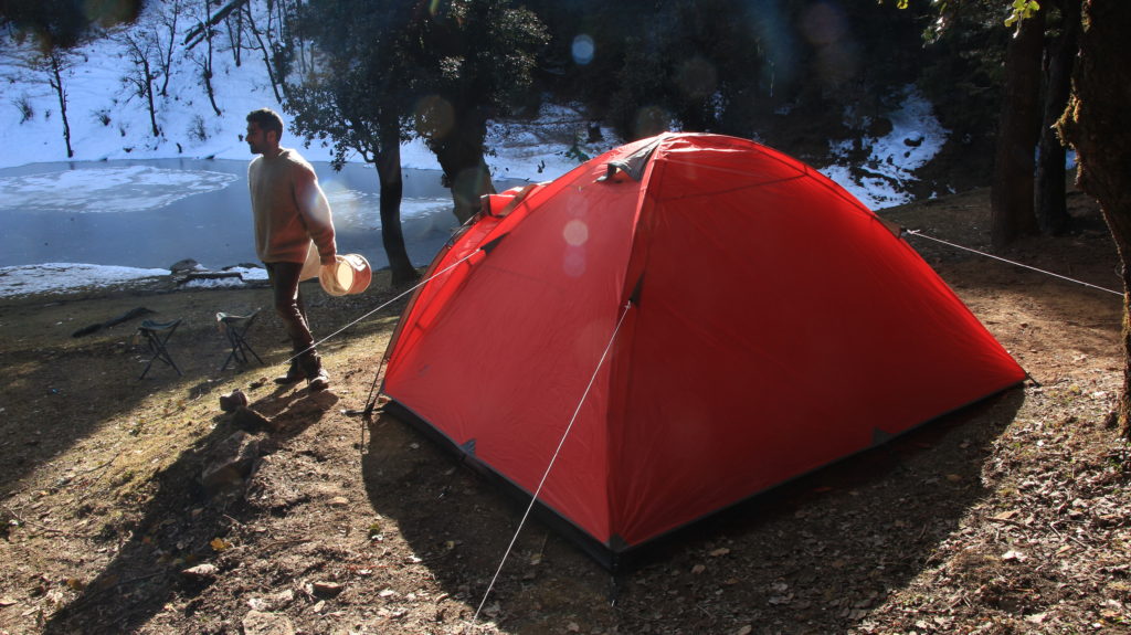 Kedarkantha trek : Camping in JUda ka talaab