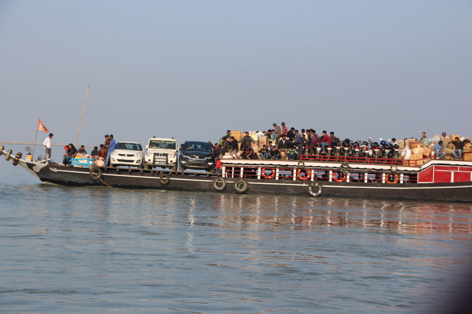 Brahmaputr river ride to Majuli