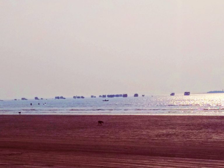 मुम्बई के गोराई बीच पर एक दिन