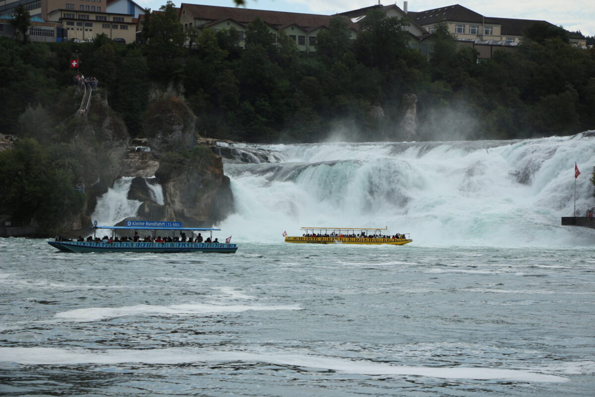 Beautiful Rhine falls Switzerland