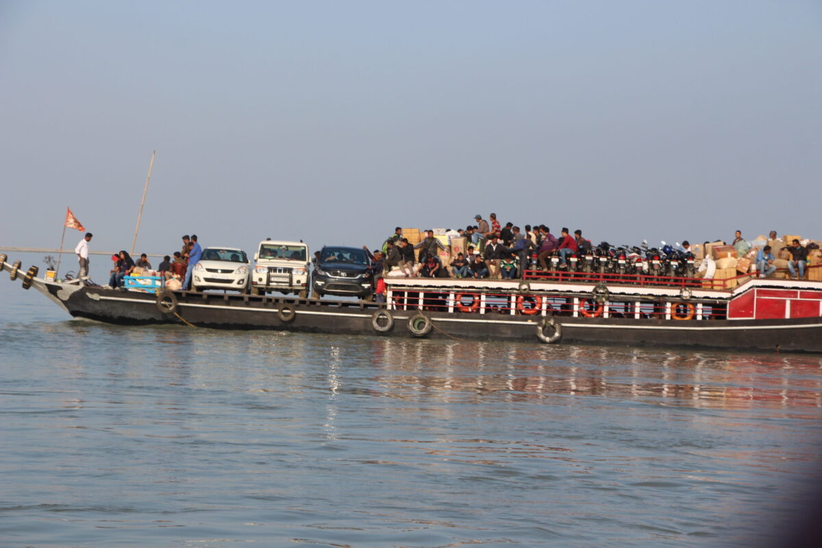 Ferry for Majuli river island 