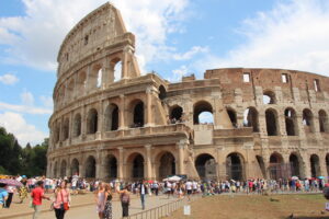 Famous landmarks of ancient Rome