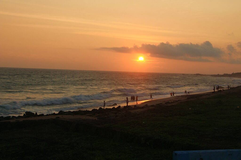 Sunset in Kanyakumari