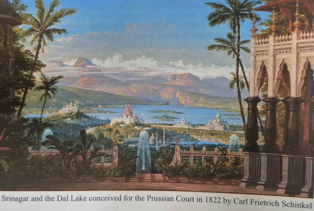 Himalayan Painting Image of Kashmir by Schlagintweit brothers